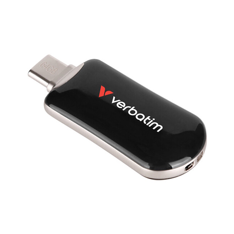 64GB Plectra USB-C Flash Drive – Black