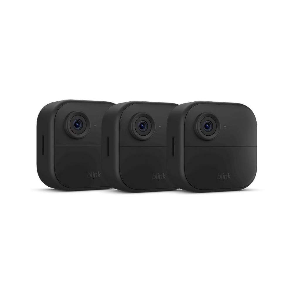 Blink Outdoor 4 Wireless Smart Security 3 Camera System - Black Blink Outdoor 4 Wireless Smart Security 3 Camera System - Black
