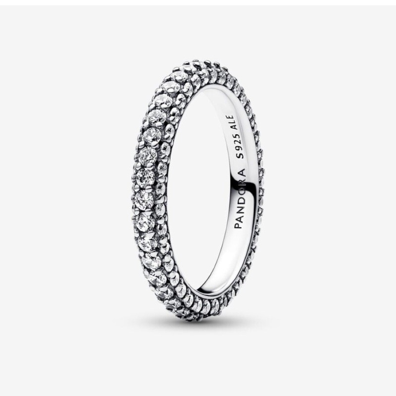 Timeless Pave Single-row Ring Size 7