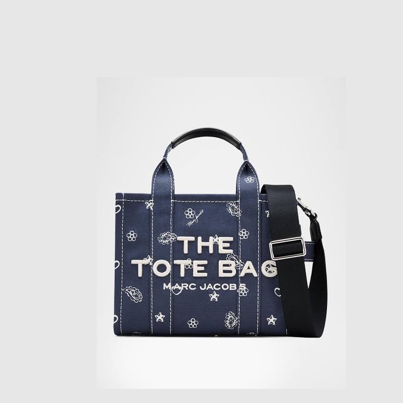 Small Tote Bandana Can-Navy