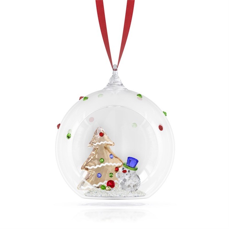 Holiday Cheers, Ball Ornament Tree and Snowman