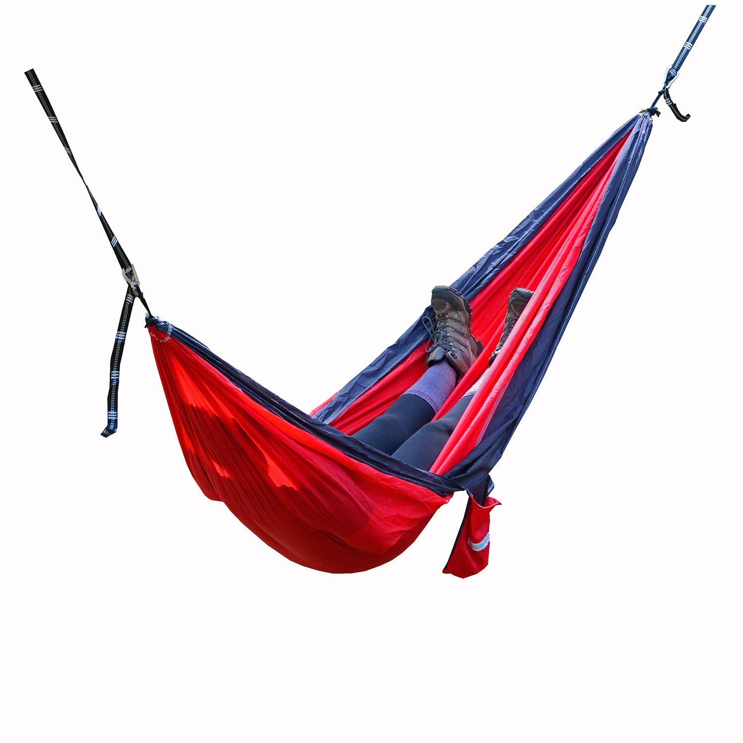 GO2 Traveler Nylon Hammock Light Gray/Red