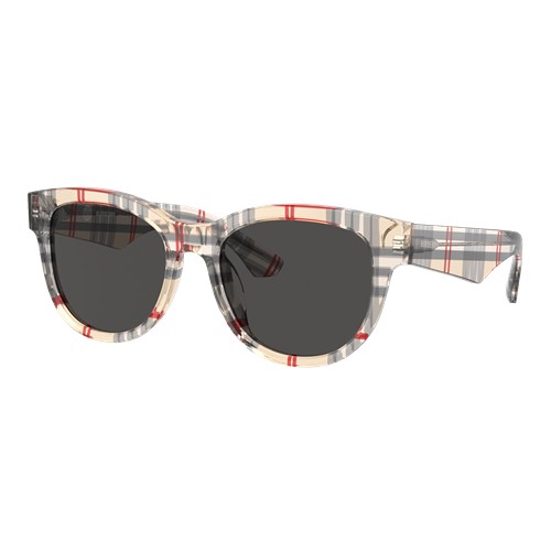 Burberry BE4432U Sunglasses Vintage Check/Dark Grey, Size 54 frame Vintage Check/Dark Grey