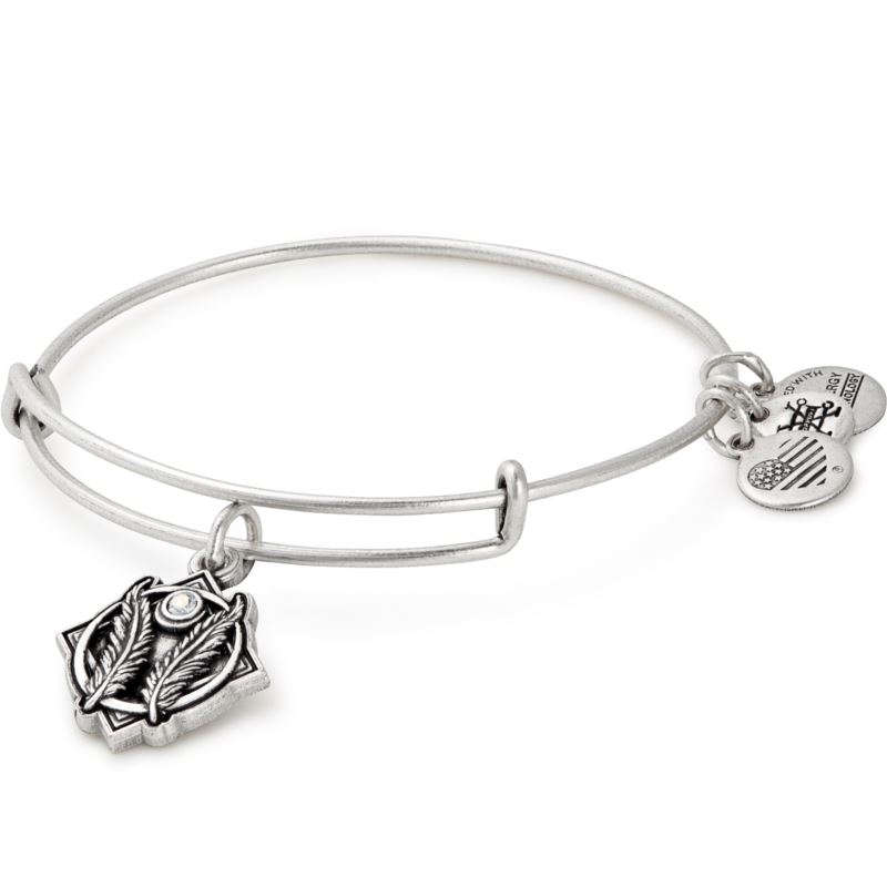 Godspeed Charm Bangle - (Rafaelian Silver Finish)