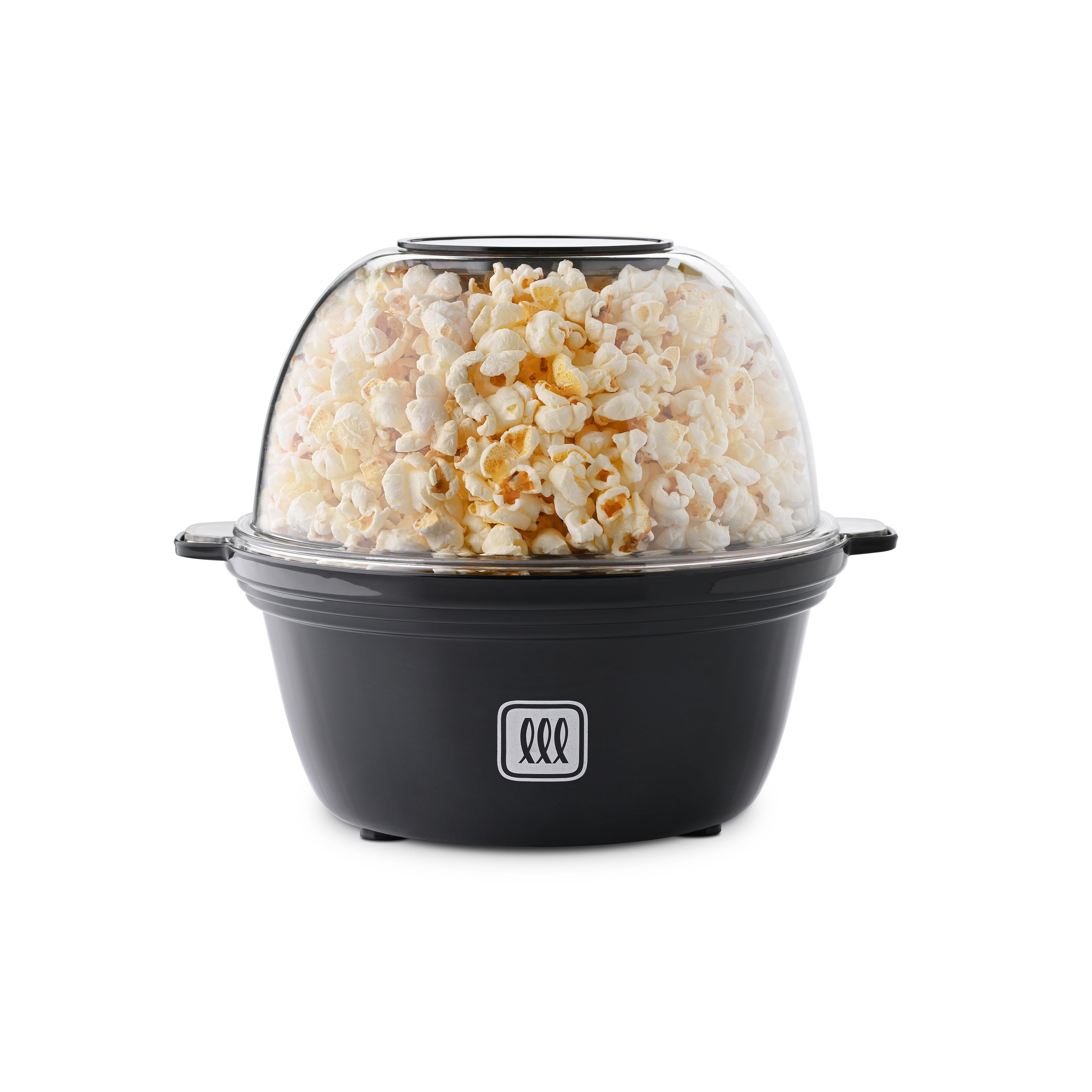 Stir Popcorn Maker Black