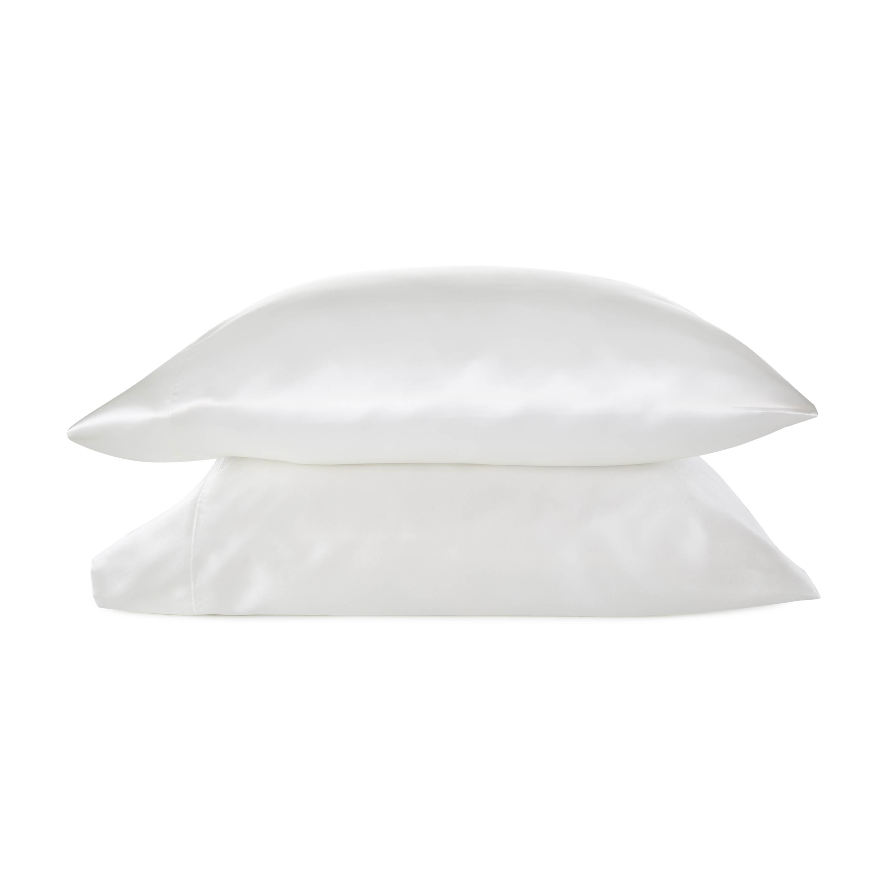 Satin Solid King Pillowcase Pair - (Pearl)