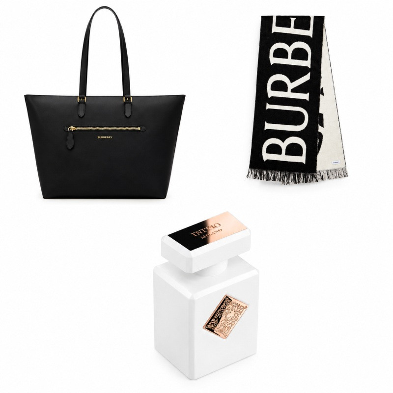 Tote Bag + Scarf + Parfum Spray