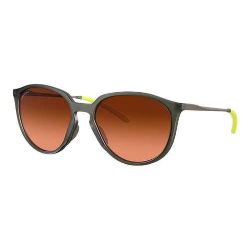 Oakley Womens Sielo Sunglasses Matte Olive Ink/Prizm Brown Gradient, Size 57 frame