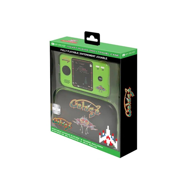 Galaga Portable Gaming System with Case