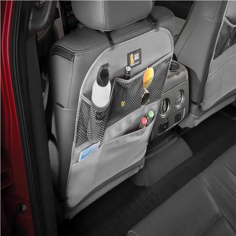 Seat Back Protector and Organizer - (Grey)