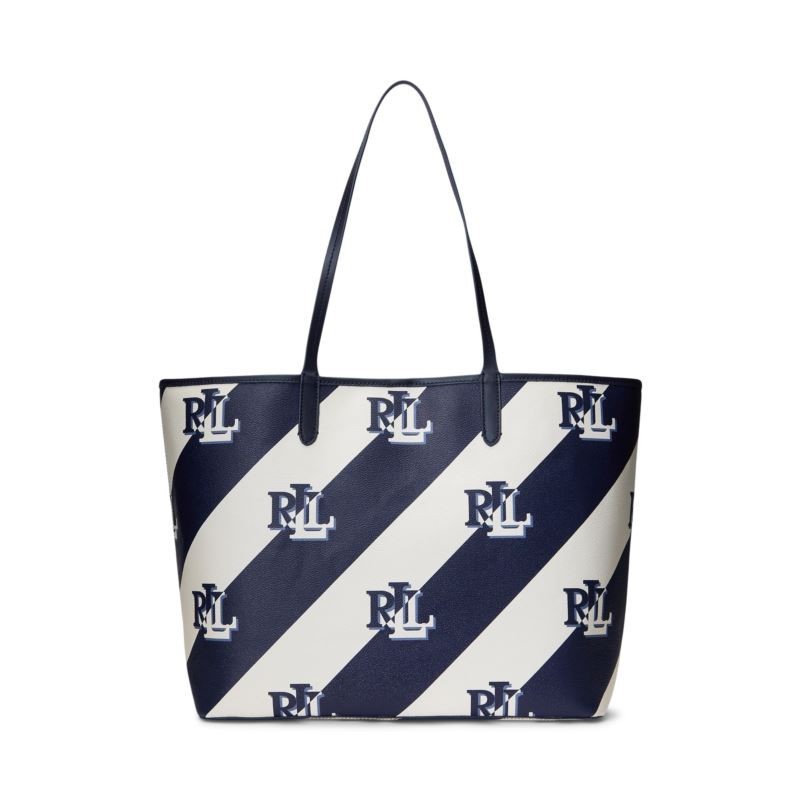 Collins Heritage Logo Large Tote - (Stripe)