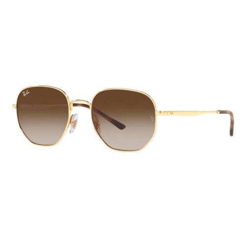 Ray-Ban RB3682 Sunglasses Gold/Brown Gradient, Size 51 frame Gold/Brown Gradient