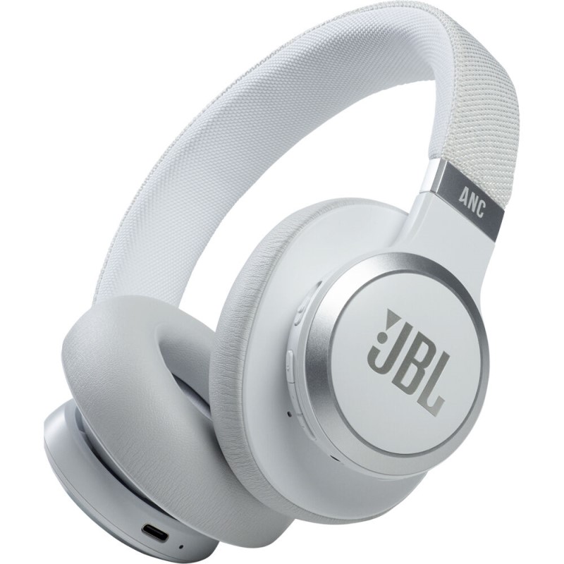 Live Noise Cancelling Wireless Over-Ear Headphones - (White)