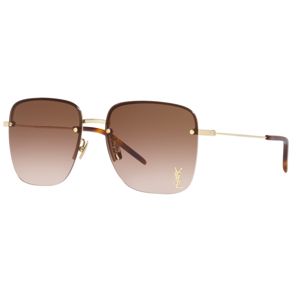 Monogram Sunglasses-Gold/Brown Grad.