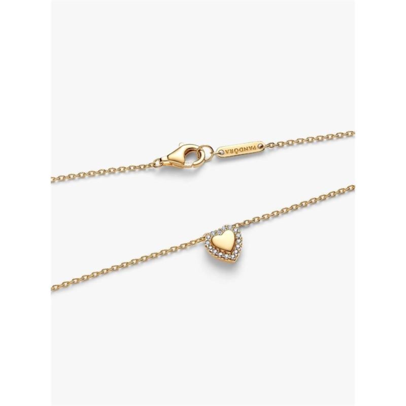 Heart Halo Collier Necklace