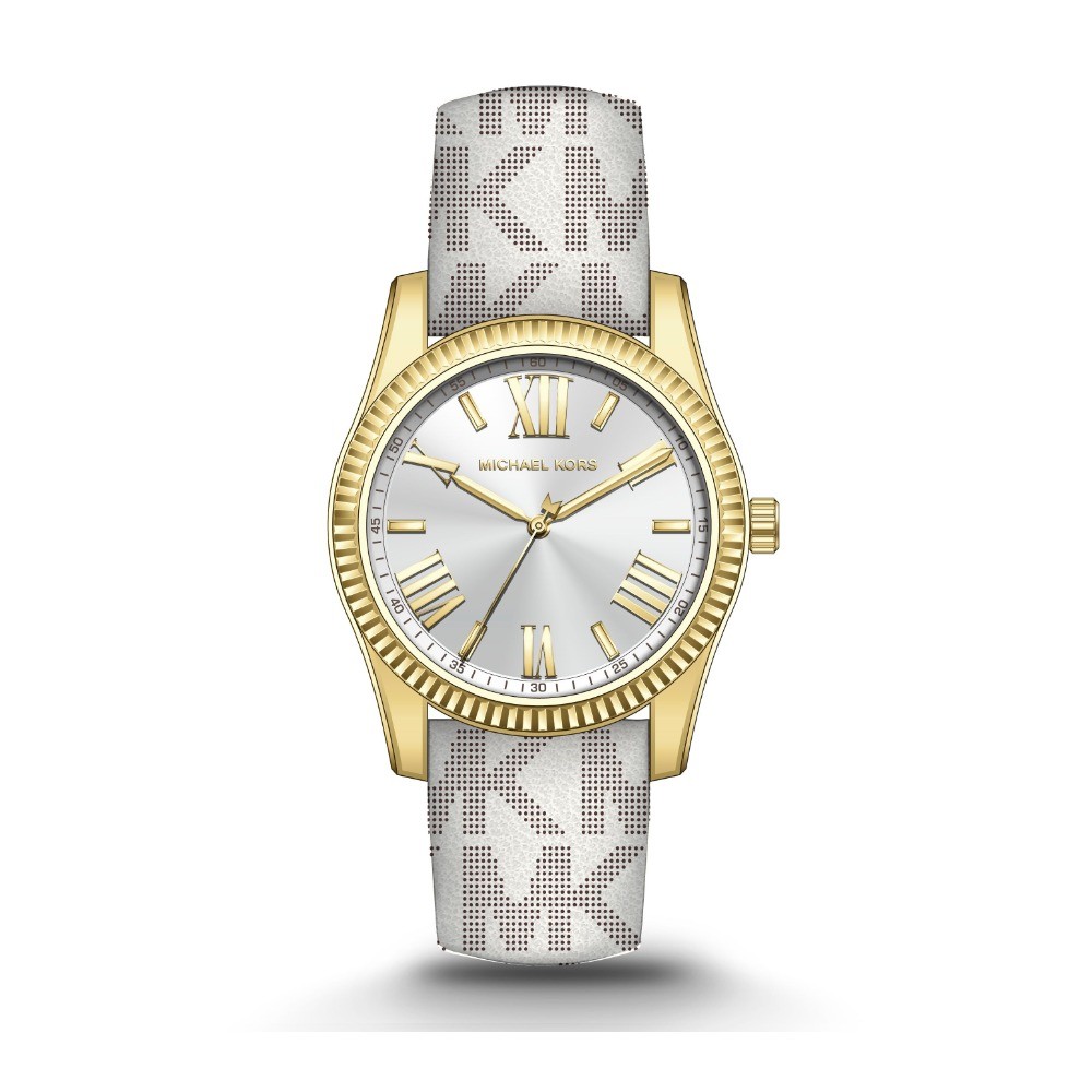 Lexington Three-Hand Vanilla Signature PVC Watch