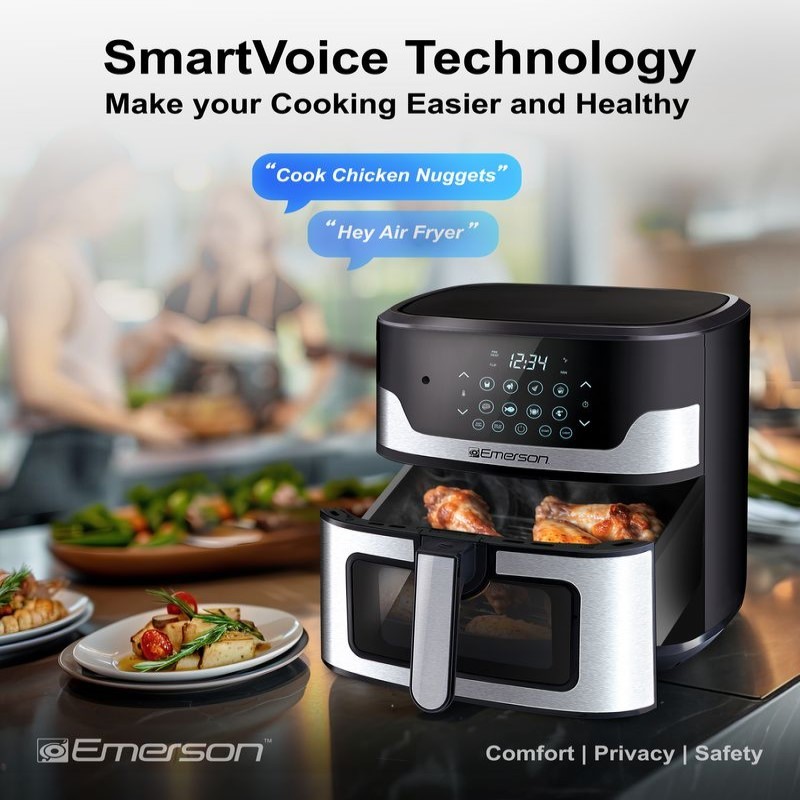 SmartVoice 5.3QT 6-in-1 Air Fryer