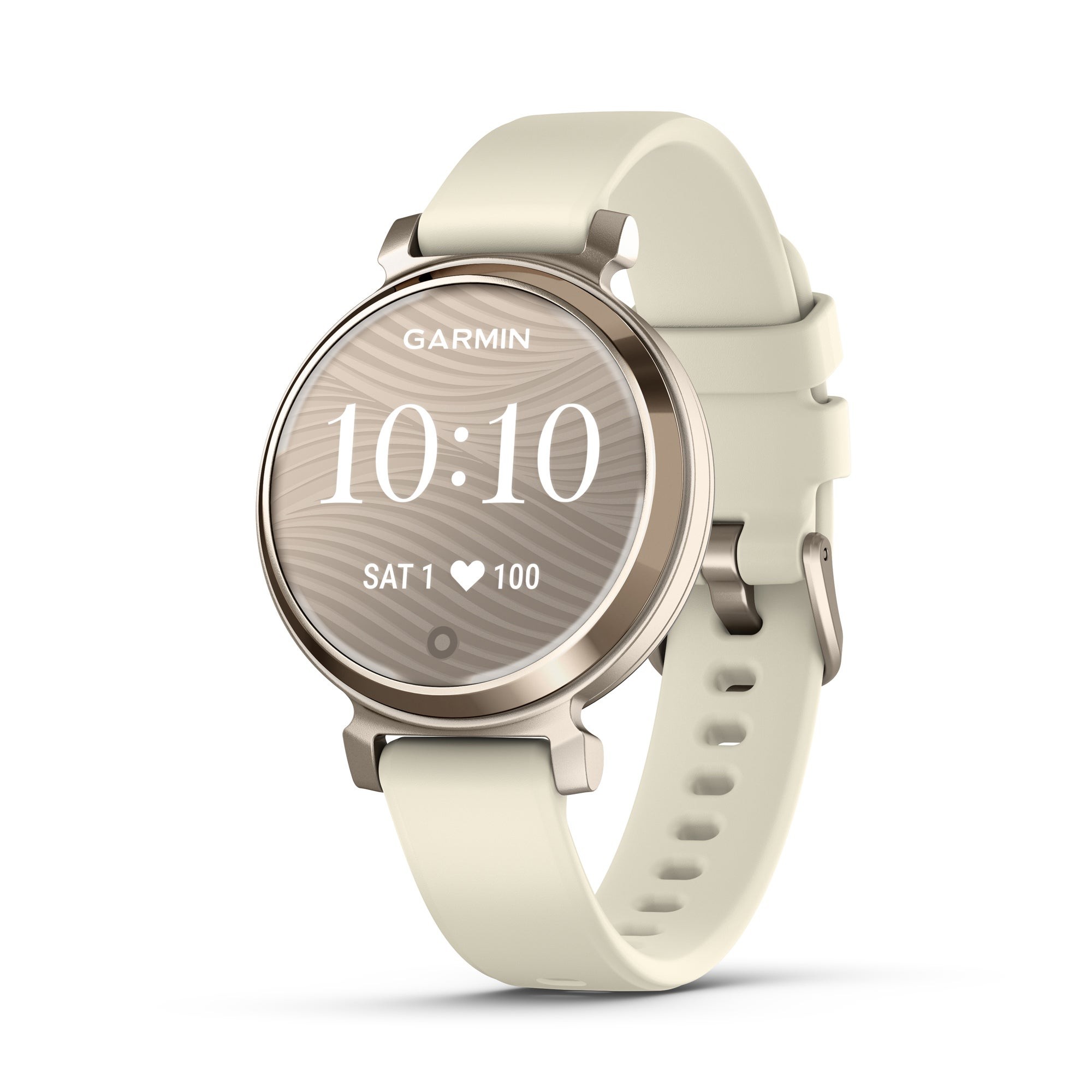 Lily 2 Smartwatch Cream Gold w/ Coconut Silicone Band