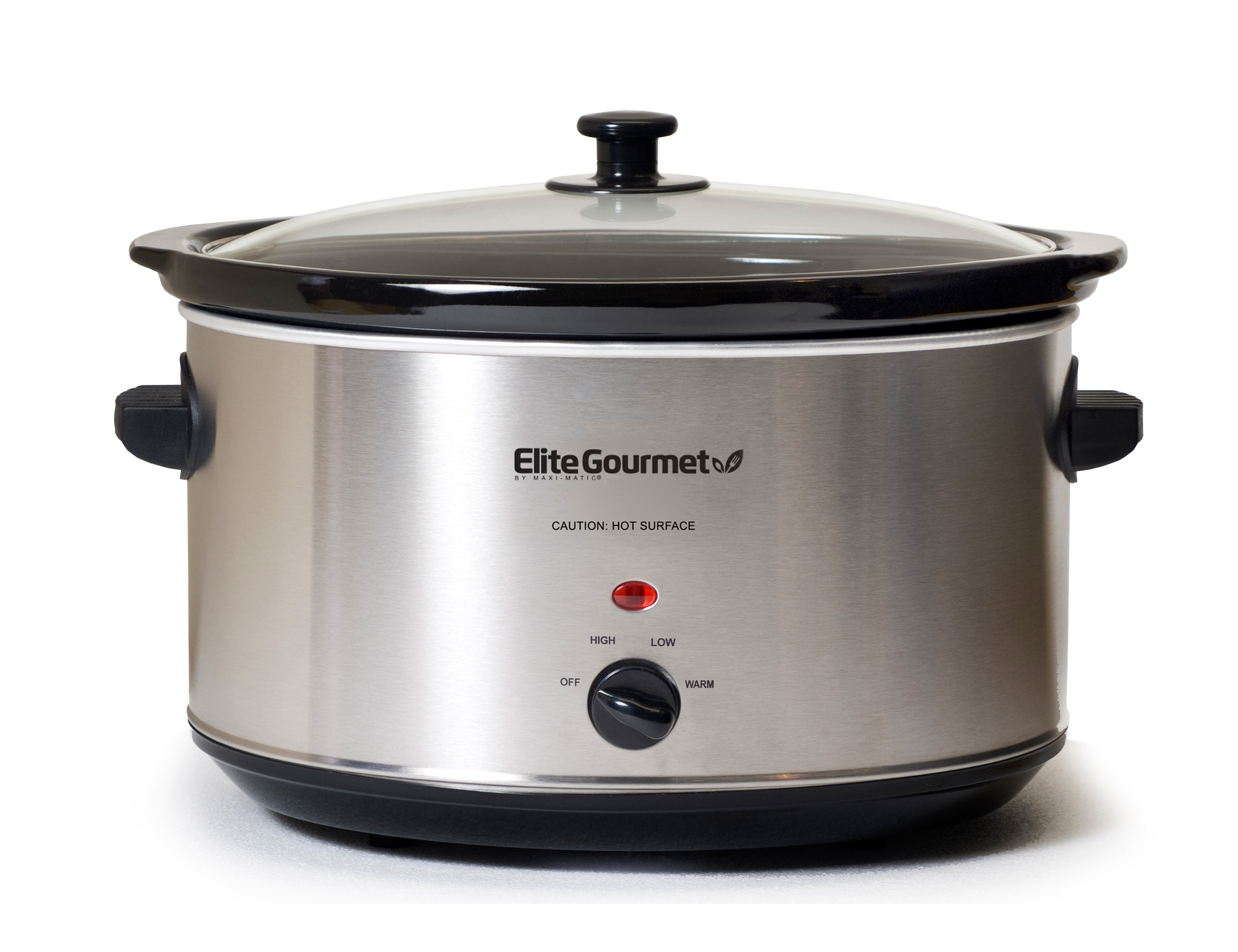 Gourmet Deluxe Sized 8.5qt Stainless Steel Slow Cooker