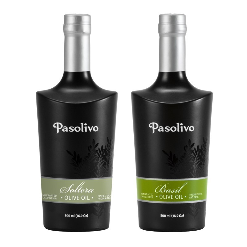 Soltera Extra Virgin Olive Oil & Basil Olive Oil 500mL Soltera Extra Virgin Olive Oil & Basil Olive Oil 500mL