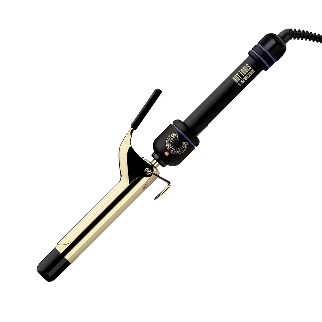 Signature Series Salon 1" Gold Curling Iron + Wand