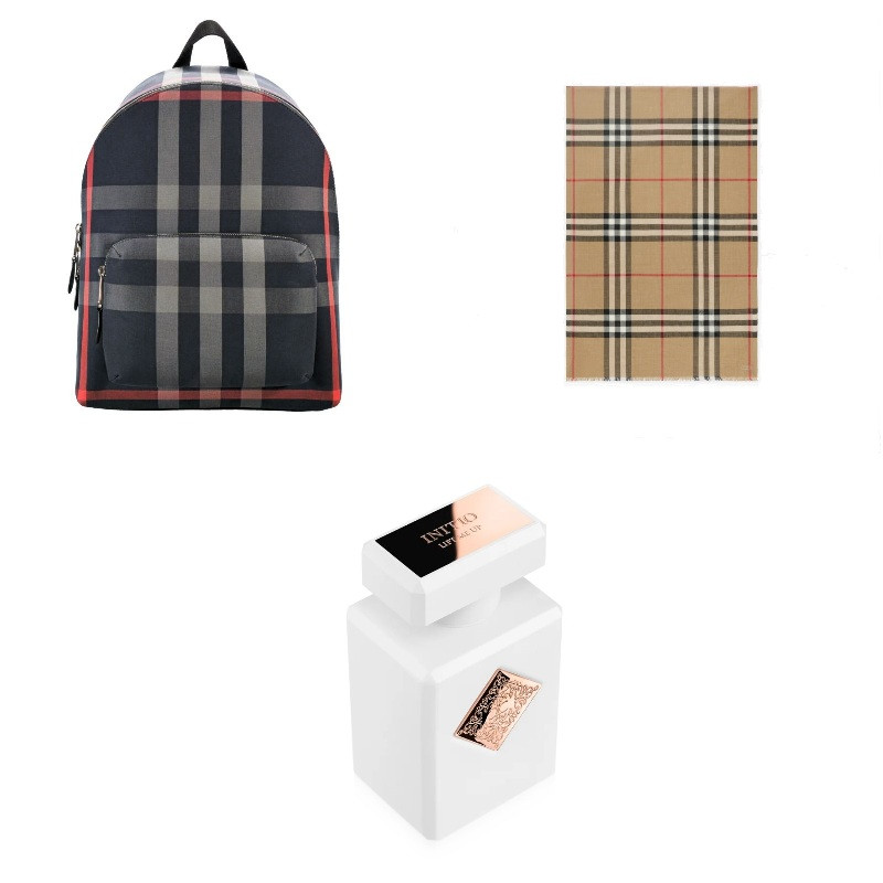Canvas Backpack + Silk Scar + Parfum