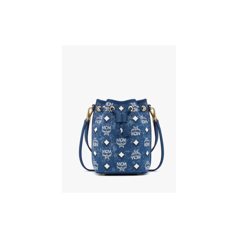 Dessau Drawstring in Vintage Denim Jacquard