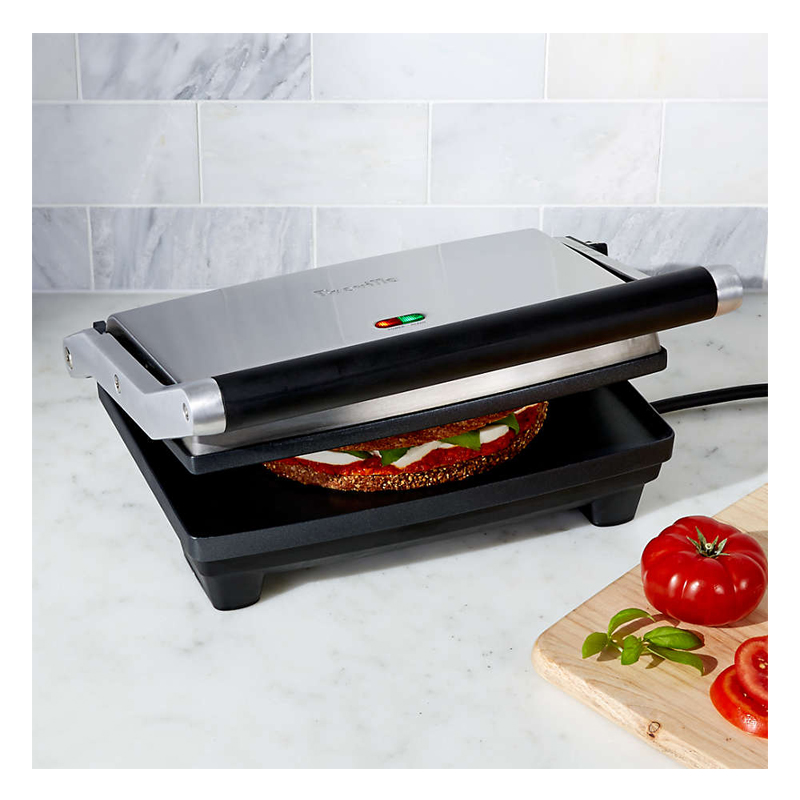 1500 Watt Duo Nonstick Panini Press - (Silver)