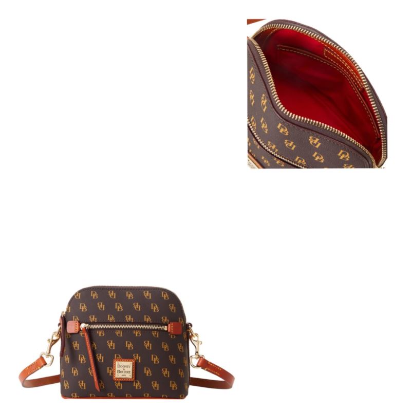 Gretta Domed Crossbody - (Brown Tmoro)