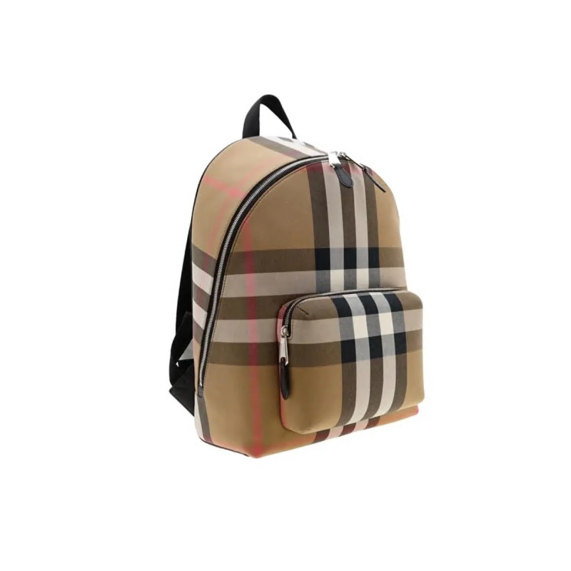 Jeff Check Canvas Backpack