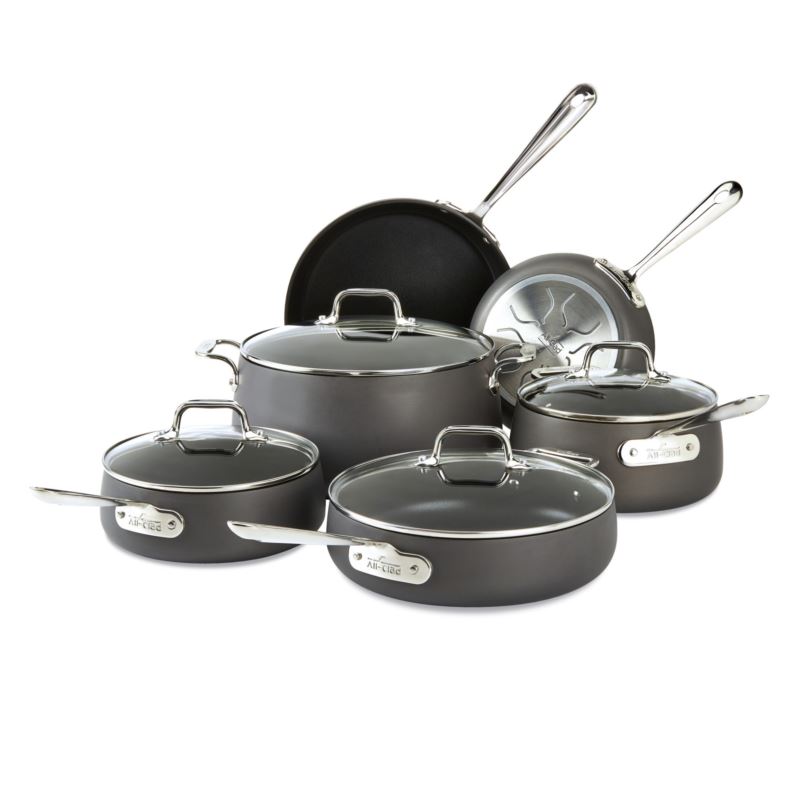 HA1 Non-Stick Hard Anodized Cookware Set - (10 Piece)