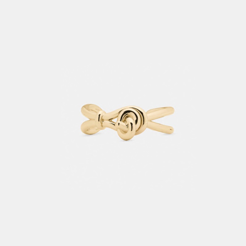 Sailor's Knot Statement Cuff Gold
