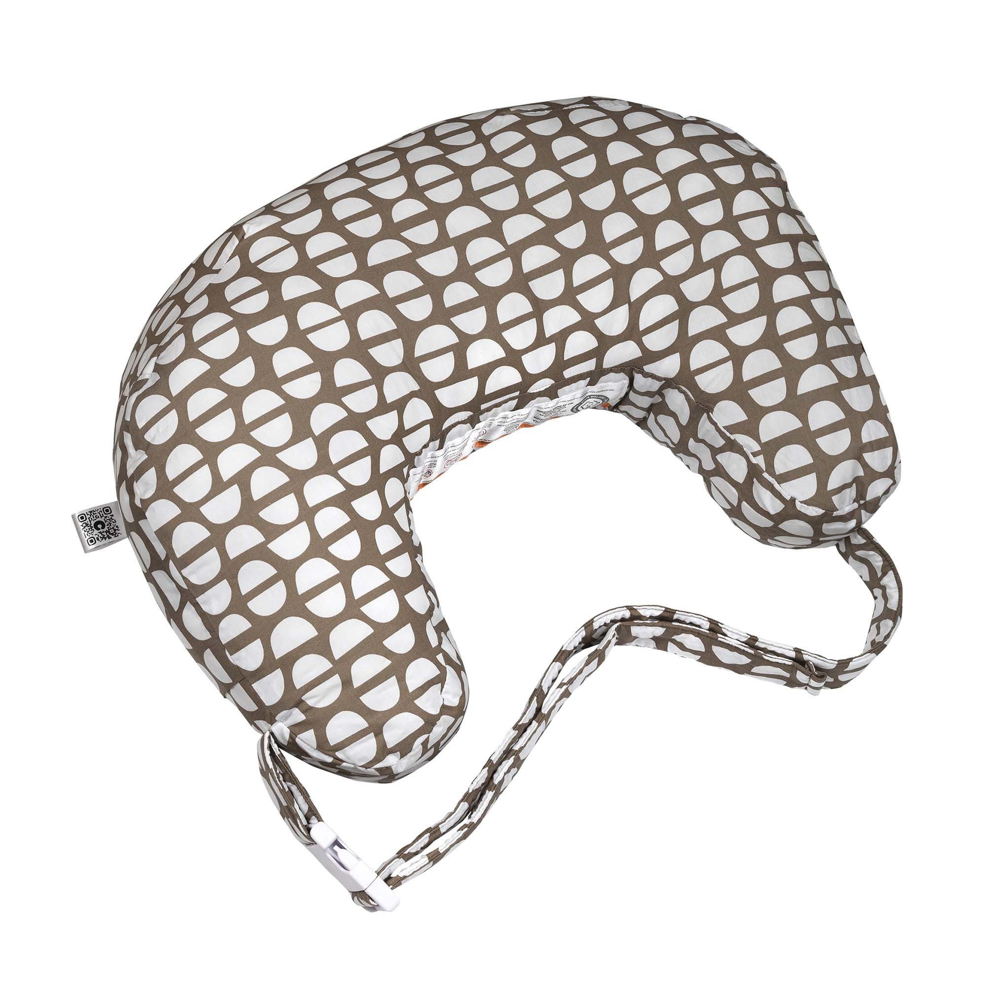 Boppy Best Latch Nursing Pillow Mocha Half Dome