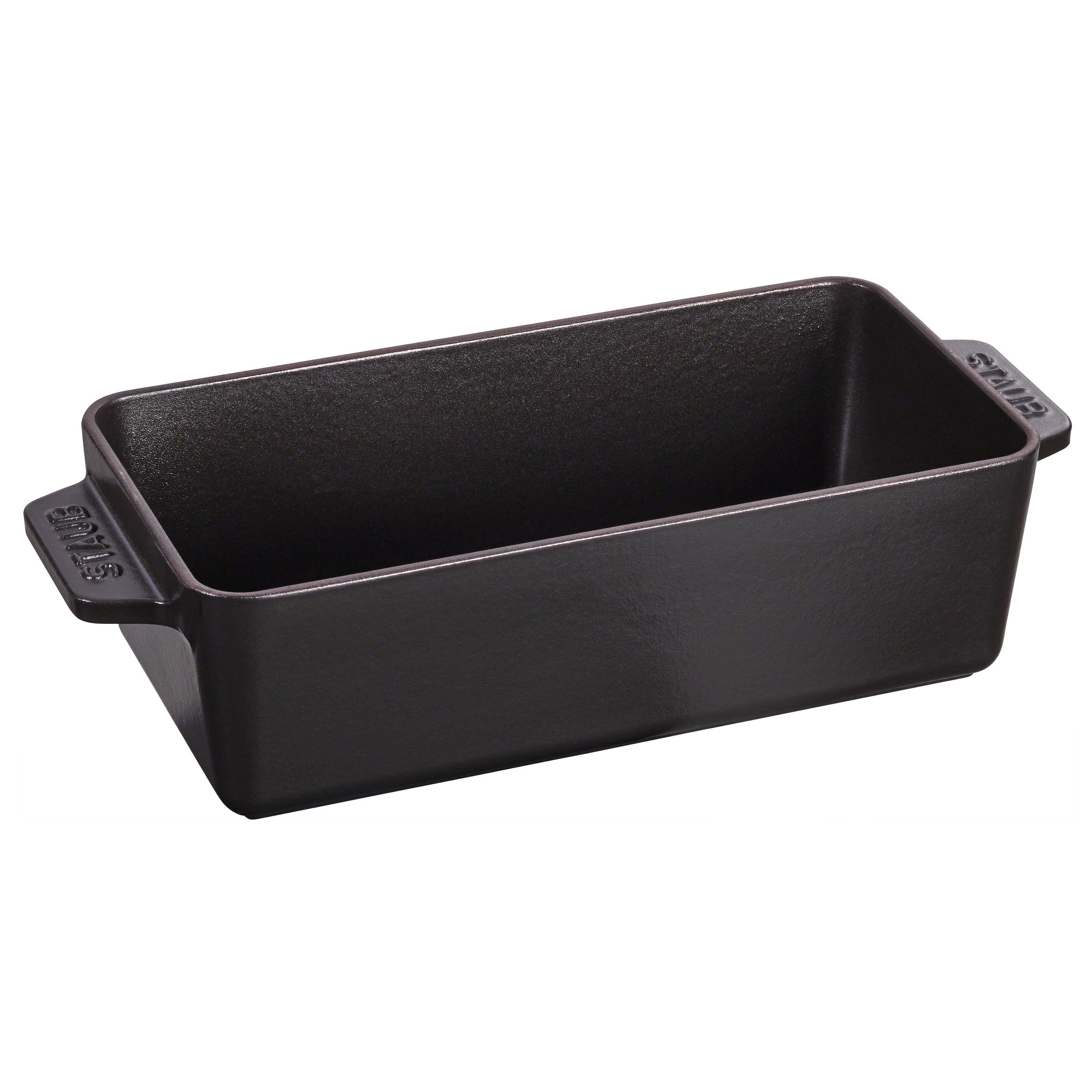 9" Cast Iron Loaf Pan Matte Black