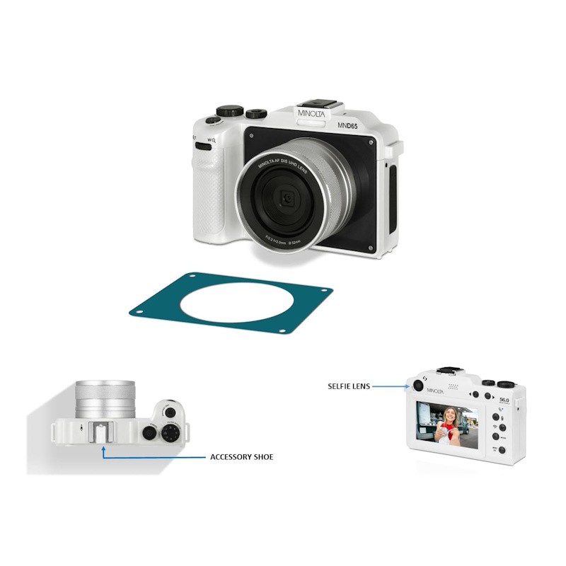 56MP/4K Autofocus Digital Camera - (White)