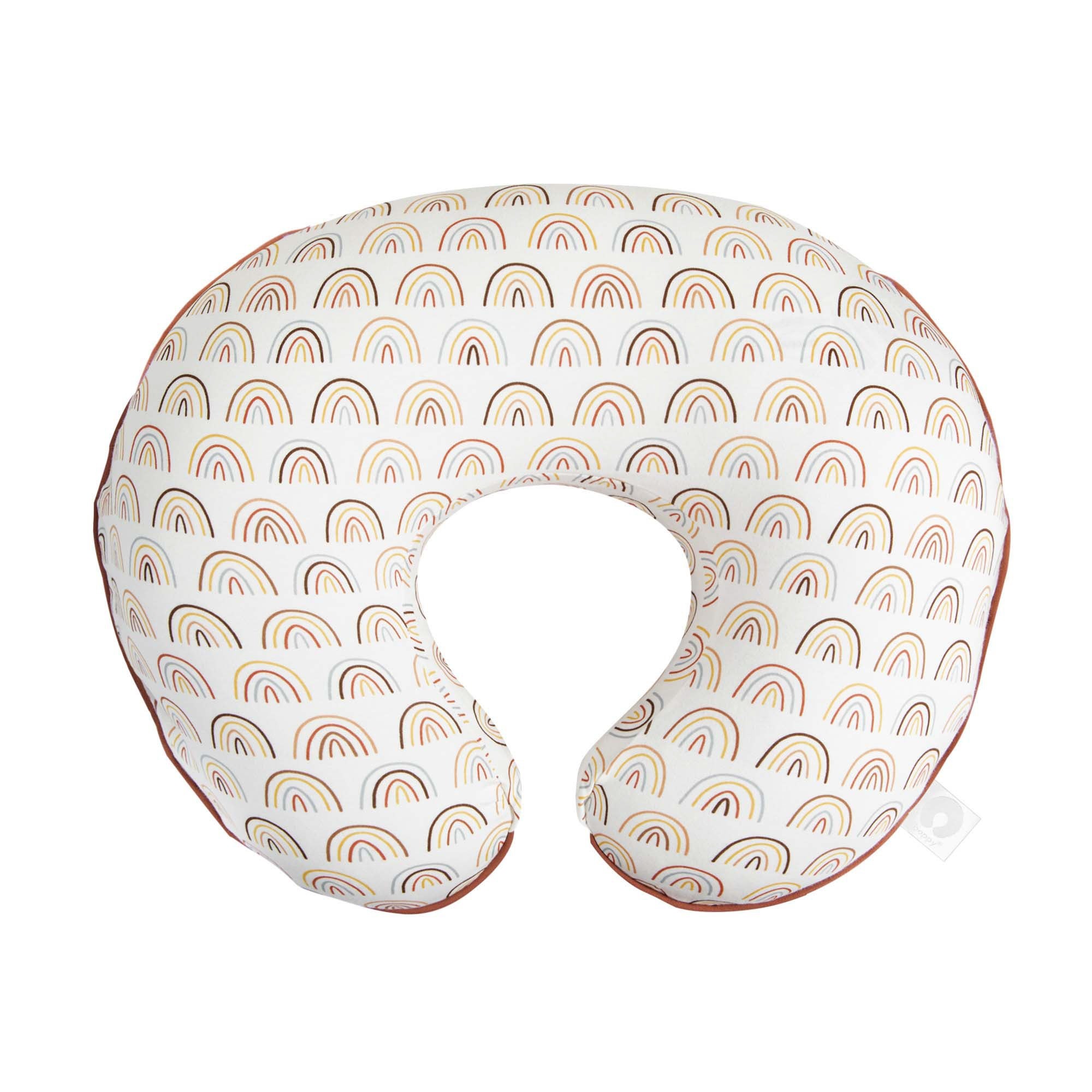 Boppy Organic Original Support Nursing Pillow Cover Spice Rainbows