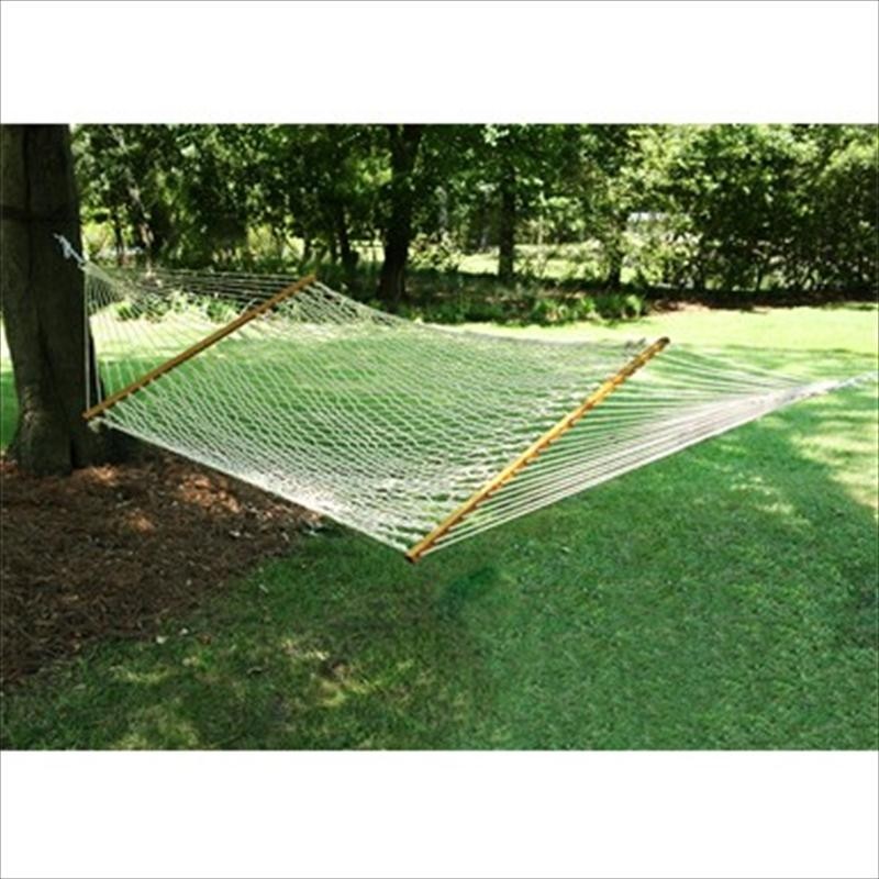 Deluxe Polyester Rope Hammock - (White)