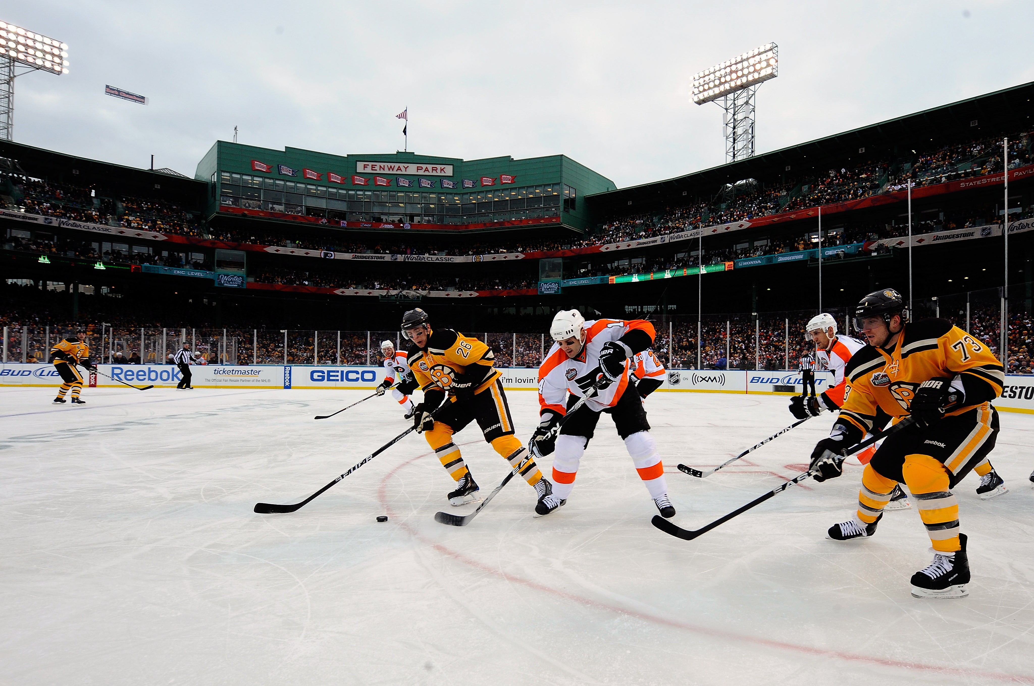 NHL Winter Classic Hockey Game Lower Level Experience