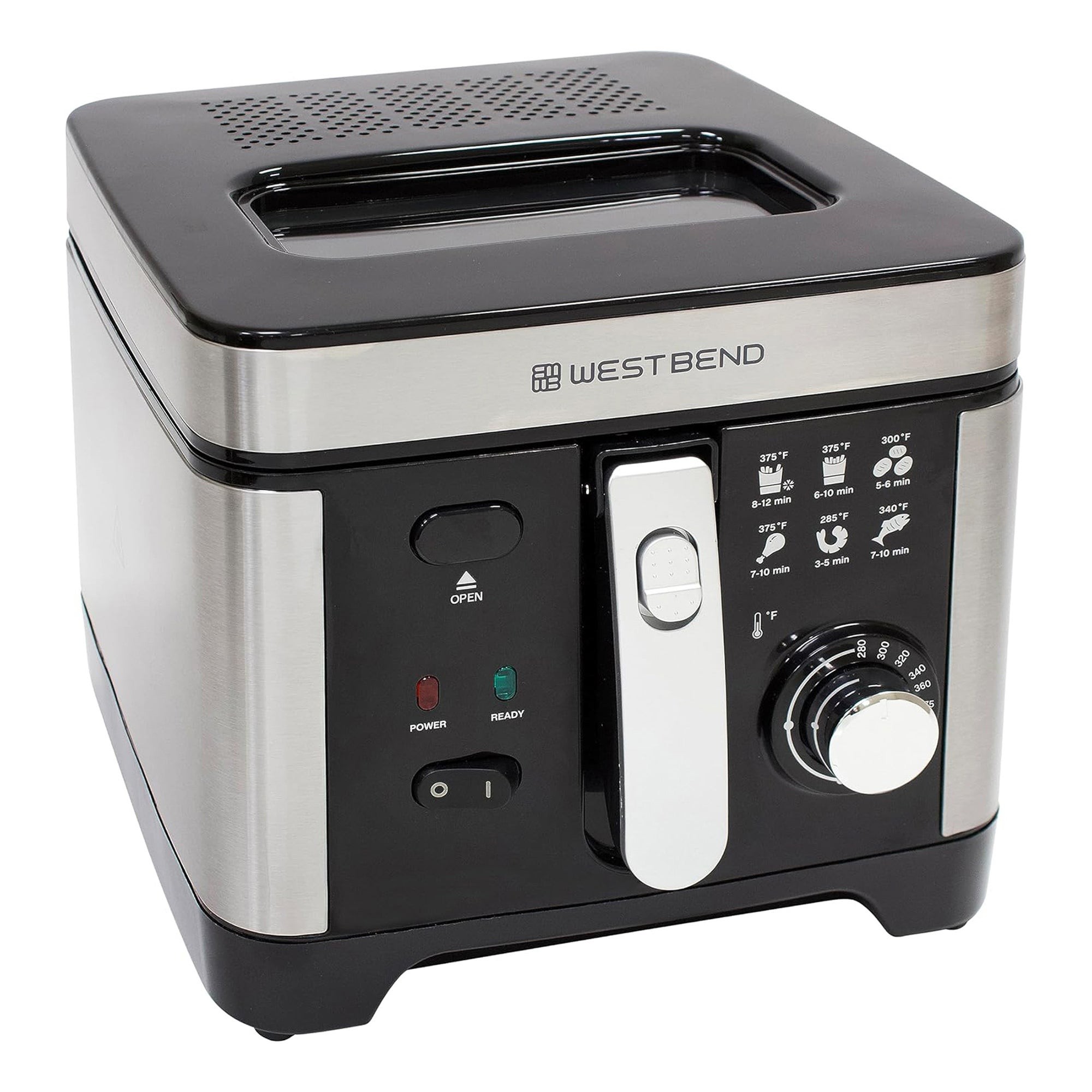 3L Deep Fryer Black/Stainless