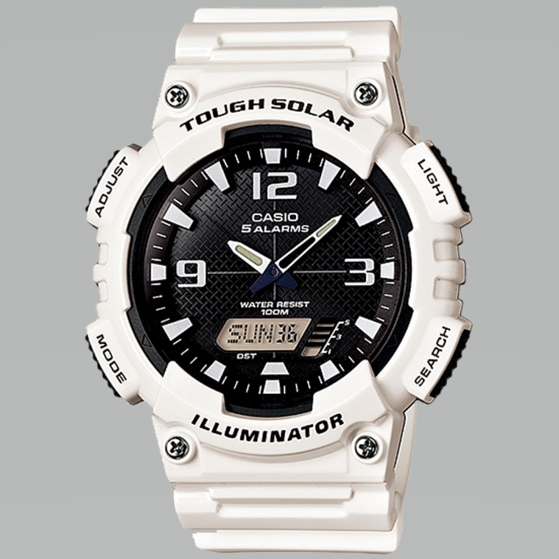 Tough Solar Combination Watch - (White)