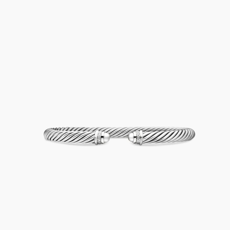 Cable Classic Bracelet -  5mm Sterling silver medium