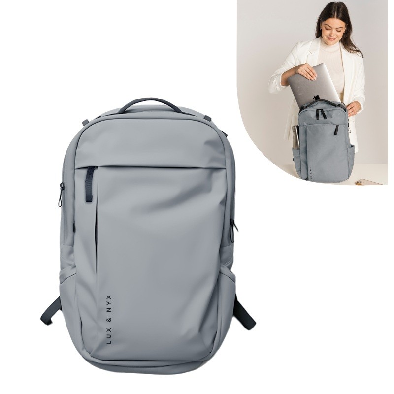 Multi-compartment  16" Laptop Purpose Backpack (Gray) Multi-compartment  16" Laptop Purpose Backpack (Gray)