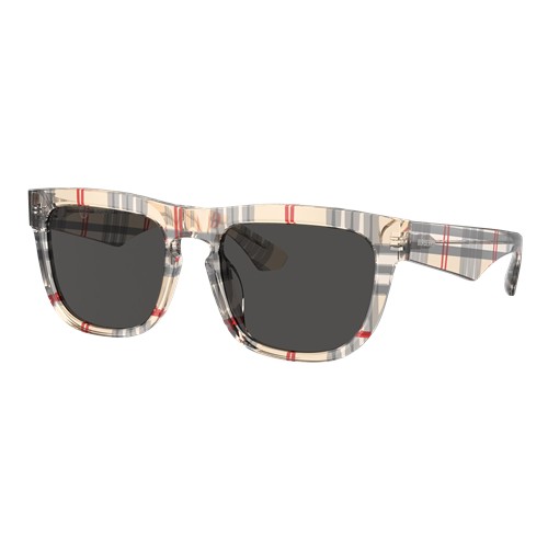 Burberry BE4431U Sunglasses Vintage Check/Dark Grey, Size 56 frame Vintage Check/Dark Grey