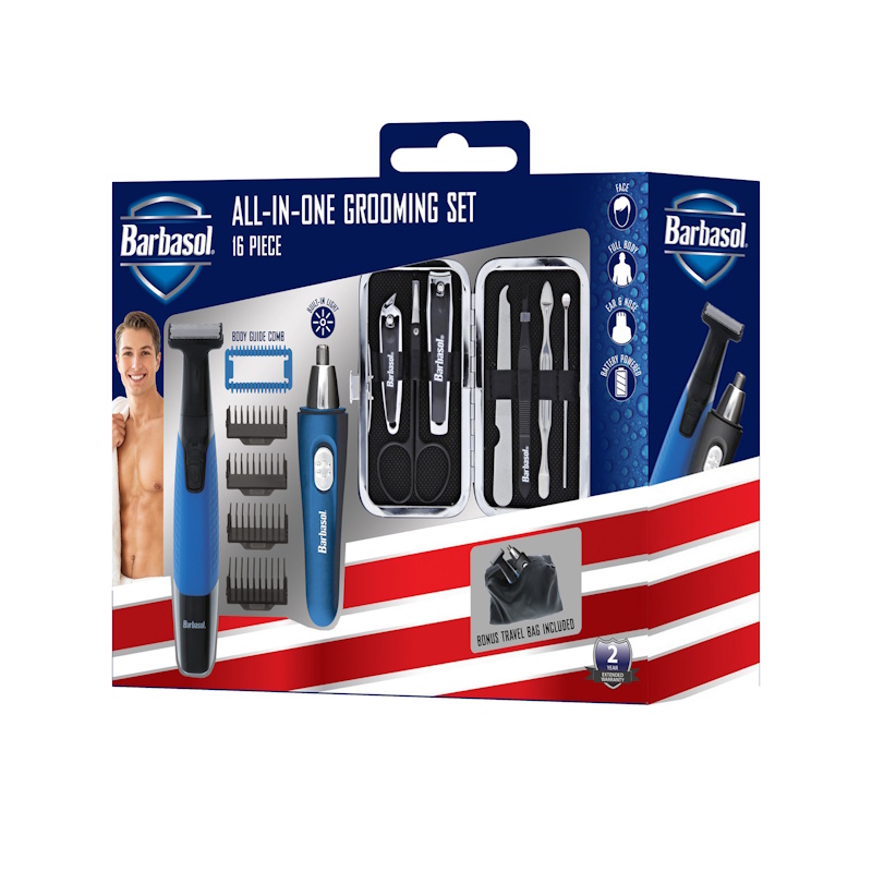 16-piece Essential Grooming Kit