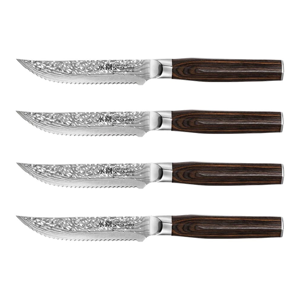 Damashiro 4pc Emperor 4.5 inch Steak Knife Set