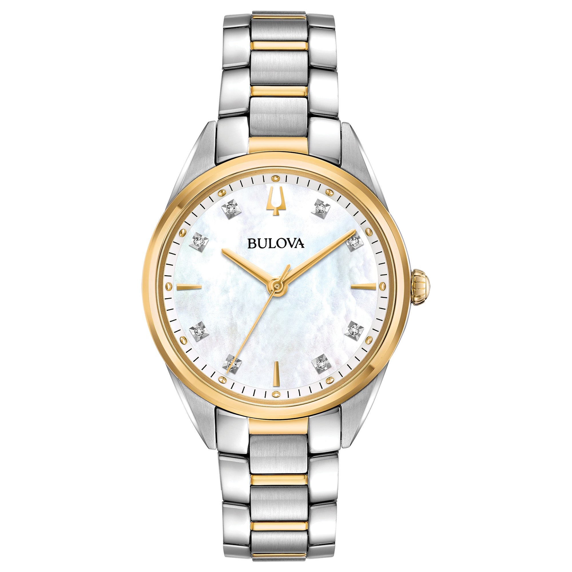 Ladies Sutton 2-Tone Stainless Steel Watch White Mother-of-Pearl