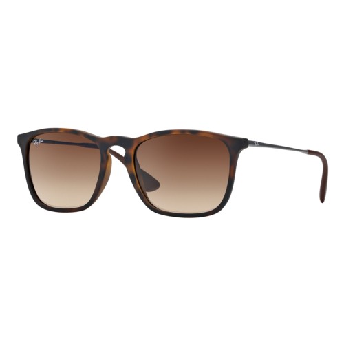 Ray-Ban Chris Gradient Sunglasses Tortoise/Brown Gradient, Size 54 frame Tortoise/Brown Gradient