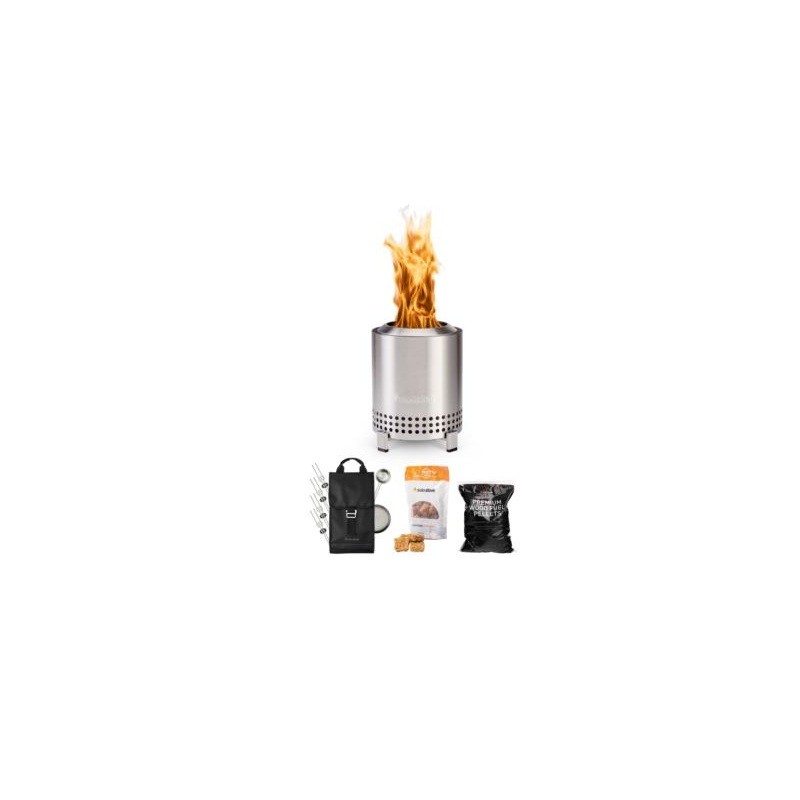 Mesa Tabletop Fire Pit Roasty Bundle SS