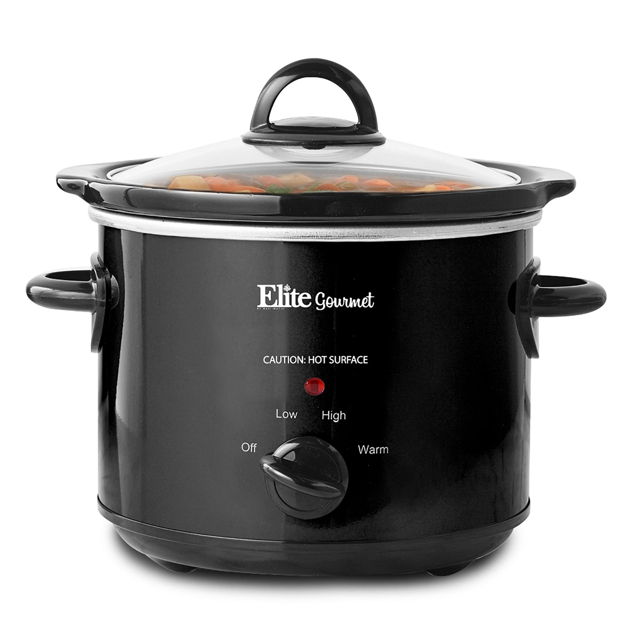 3qt Slow Cooker Black