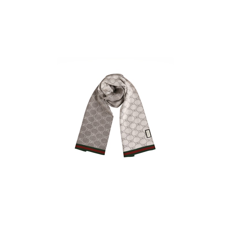 Double Face Reversible Men' GG Scarf